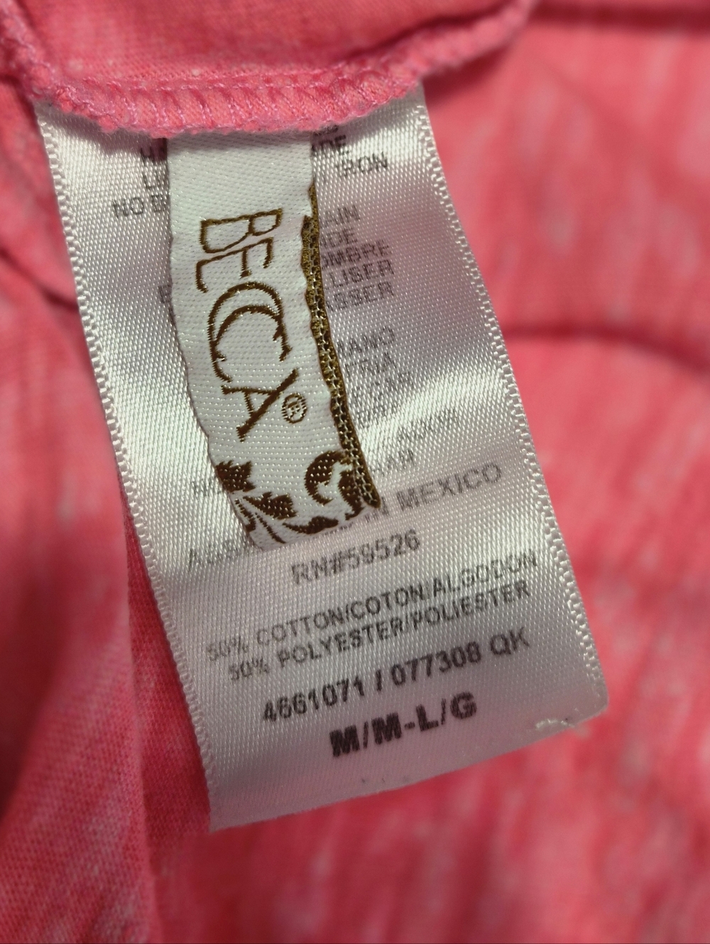 BECCA Beach Date Cover-Up Dress, Pink Punch, M/L, EUC - Picture 6 of 8
